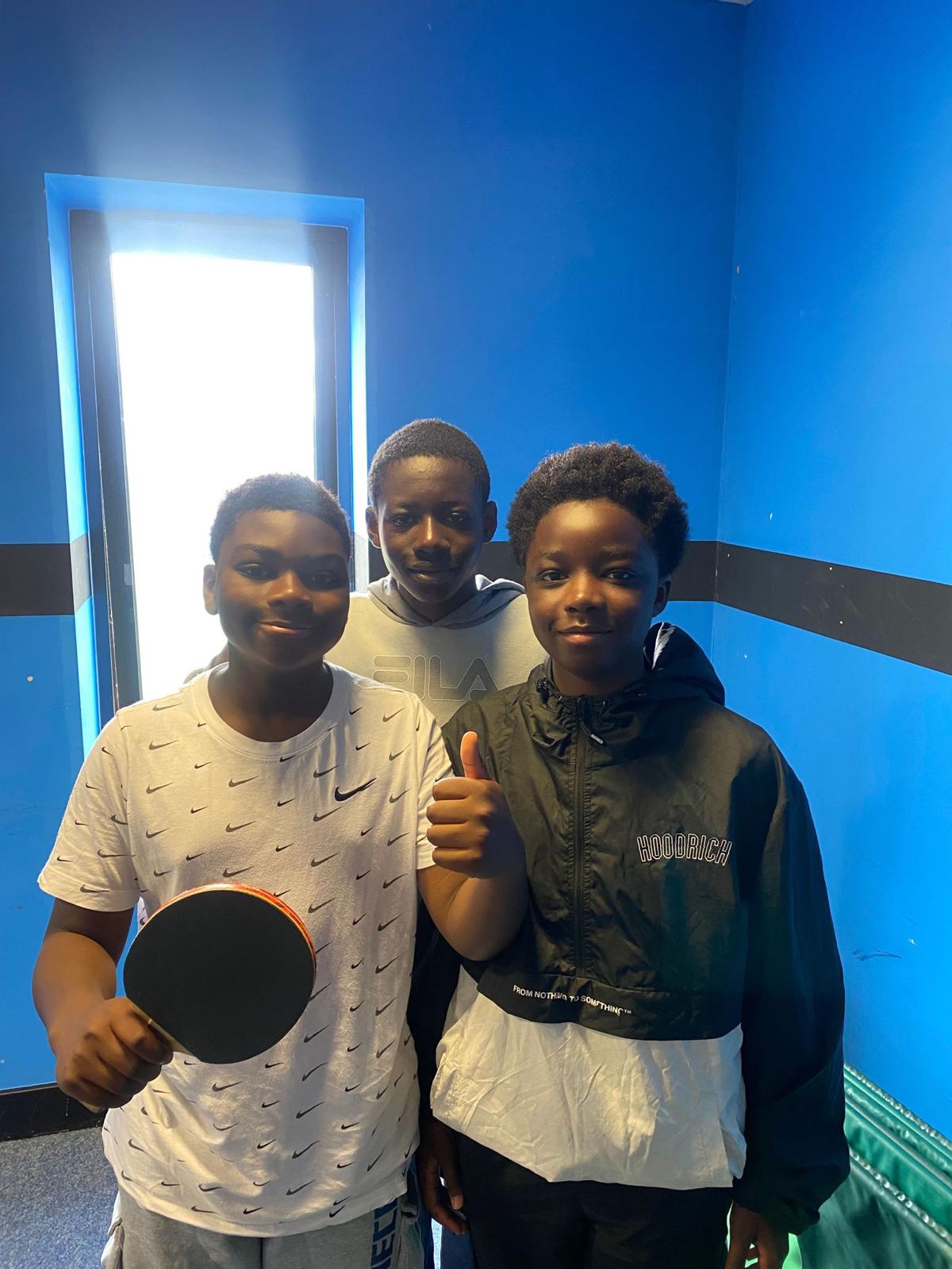 Young people together at youth